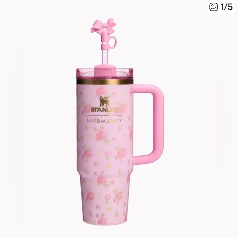 Stanley LOVESHACK FANCY Ibiza 30 oz Ice Flow Flip Straw Tumbler SEALED NRFB - Picture 2 of 4